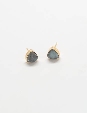 NUEVOS PENDIENTES DE ORO EN FORMA DE TRIÁNGULO DE LABRADORITA - $20 (PASADENA)63470988714369120