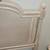 QUEEN bed antique white cane wood headboard footboard cottage French Provi 4 thumbnail