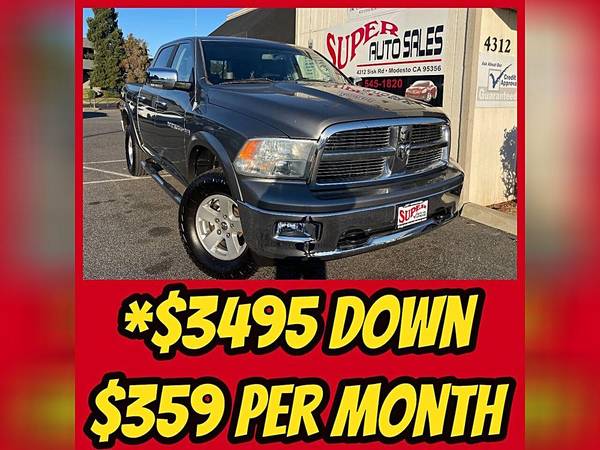 *$3495 Down *$359 Per Month on this 4X4 Big Horn 2011 Dodge Ram 1500 C 1