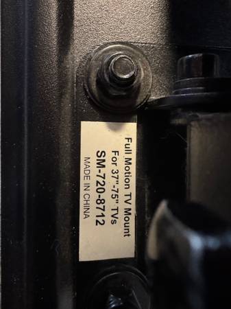 TV Mount.  Full motion 1