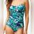 TOMMY BAHAMA "BREEZY PALM" BANDEAU WOMEN'S SWIMSUIT, NAVY, SIZE 10 1 thumbnail