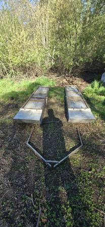 2 HEAVY DUTY ALUMINUM DREDGE PONTOON FLOATS 1