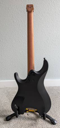 Ibanez QX52 BKF 6 String headless guitar w/soft case