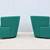 Modern Coalesse Joel Blue Swivel Lounge Chairs by Walter Knoll, a Pair 10 thumbnail