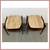 Pair Of Walnut + Travertine End Tables By Bertha Schaefer 8 thumbnail