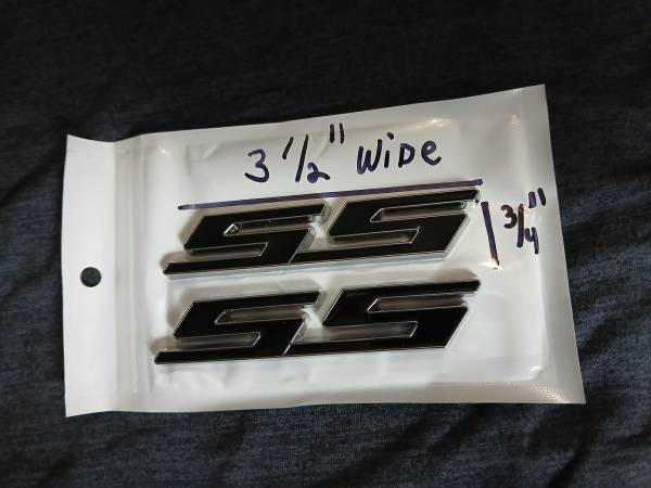 New metal SS emblems super sports 1