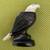 Vintage Zuni Carved Mother of Pearl Eagle Fetish in great condition 1 thumbnail