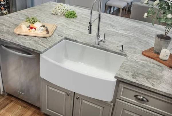 New 33" IPT Fireclay Kitchen Farmhouse Sink 1