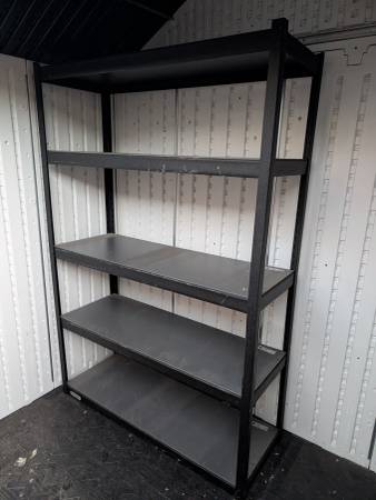 Whalen Heavy Duty Metal Shelves 5 Shelf Storage Rack 1