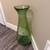 Large Tall Handmade Spanish Green Glass Vase 7 thumbnail