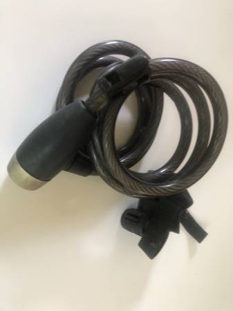Bicycle Lock Coil Cable without Key 1