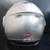 New HCI 89 Full Face Gloss Silver Motorcycle Helmet M/L and Cover 3 thumbnail