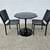 Modern octagonal bistro / kitchen / dining table with faux marble top 9 thumbnail