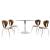 Stua’s Zero Dining Table and Four Globus Stacking Chairs 6 thumbnail