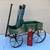 FOLK ART CREATED BY RUTH MORRIS REPLICA OF BUCKBOARD WAGON W/ 3 FIGURE 2 thumbnail