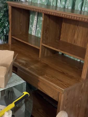 Wood desk 1