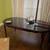 Table- Mahogany Dining Table with leaf- Queen Anne legs 1 thumbnail