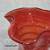 Vintage Italian Hand-Blown Orange Red Art Glass Vase Murano Style Pedestal 14" 20 thumbnail
