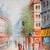 Untitled (Paris Street Scene) by Artist J. Bardot (20th Century) ~ 2 thumbnail