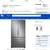 NEW NRF28T500 Samsung 28cf Large Capacity FRENCH 3-Door Refrigerator 3 thumbnail