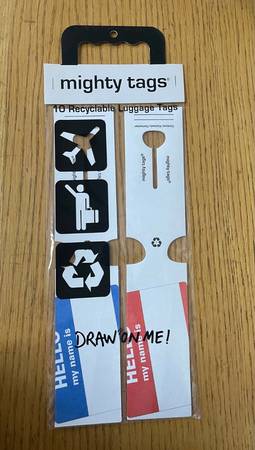 mighty tags 10 Recyclable Luggage Tags 1