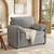 Assembled Oversized Accent Chair, 41 Inch Chenille Fabric Armchair, Grey Comfy S 2 thumbnail