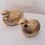 Pair Quail Solid Brass Decorations 1 thumbnail