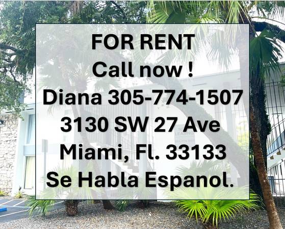 $1,750 / 1br - 575ft2 - 1/1 IN COCONUT GROVE by 27 ave (Coconut Grove)63825138906881121