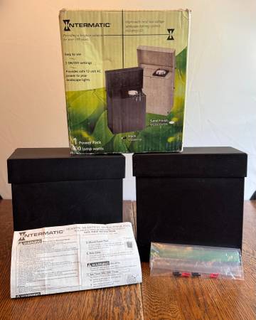 Intermatic 600w 600 Watt POWER PACK - Low Voltage Transformer - PAIR 1
