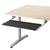 Ikea Elegant Grey Galant LShape New Cond Corner Desks/Adjustable TLegs 18 thumbnail