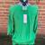 DVF  Hori Silk Blouse Top Tunic Shirt Green, size 4 4 thumbnail