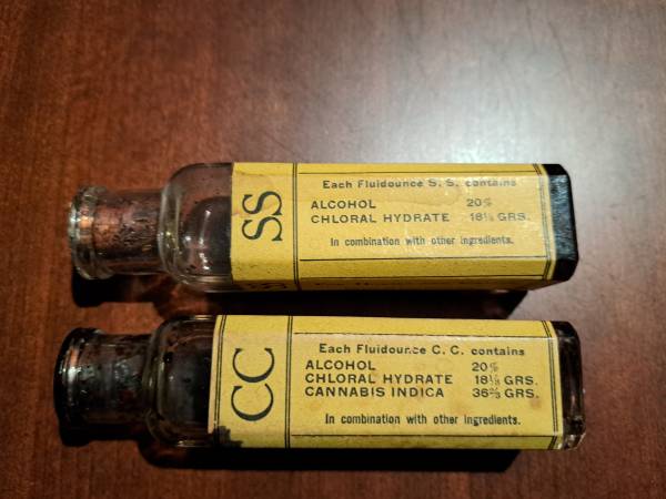 Antique Veterinary Medication Bottles (EMPTY) 1