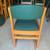 Green Cushioned Chairs 18" Adult (Oak) and Children 10 thumbnail