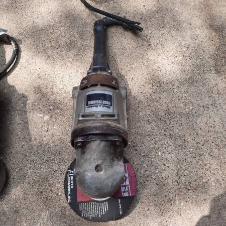 Old Construction Equipment Heavy Duty Grinders 1