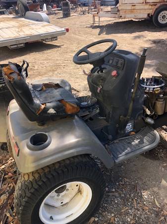 Riding mower tractor 1