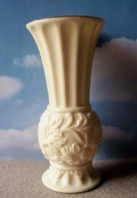 Lenox Classic Cream Colored Floral Trumpet Bud Vase 1