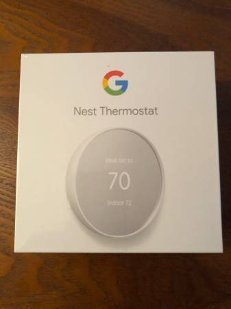 Google Nest Programmable WiFi Thermostat- Factory Sealed 1