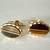 Vintage Tiger Eye Gold Tone Cuff Links Made in England 5 thumbnail