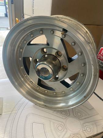 15” 6-lug aluminum wheels 6x5.5 1