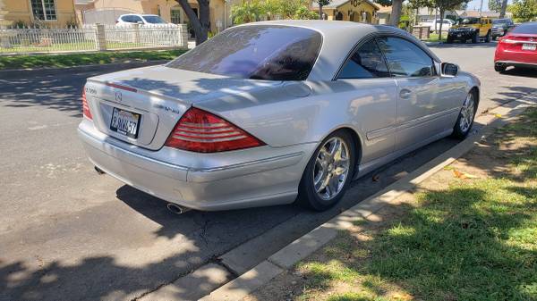 2003 MERCEDES BENZ CL500 !!! TÍTULO LIMPIO, PLATA/NEGRO - $2,500 (Azusa)63618280099843121