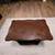 Coffee Table Dark Mahogany Wide 24'' Wood Table 2 thumbnail