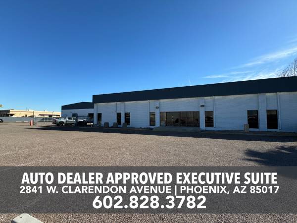 $635 / 500ft2 - AUTO DEALER APPROVED OFFICE w/ GATED PARKING- UTILITIES INCLUDED (I-17 & INDIAN SCHOOL)64024822529921120