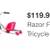 Pair of RAZOR FLASH RIDER 360 big wheel tricycles 2 thumbnail