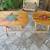 Vintage Folding Mexican Painted Side Tables 1 thumbnail