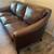 GTR Brown Leather Midcentury Sofa 2 thumbnail