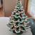 Atlantic Mold Green Ceramic Christmas Tree Flocked Musical Silent Nigh 4 thumbnail