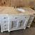 White Bathroom Vanity 54"W Marble Top 8 Drawers Used Good Condition 2 thumbnail