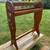 Solid Wood Heart Blanket Stand With Rose Malling 2 thumbnail