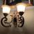 CHANDELIER AND 3 MATCHING WALL SCONCES/LIGHT FIXTURES 2 thumbnail