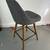 West Elm Set of 3 Grey Mid-Century Modern Bar Stools 5 thumbnail